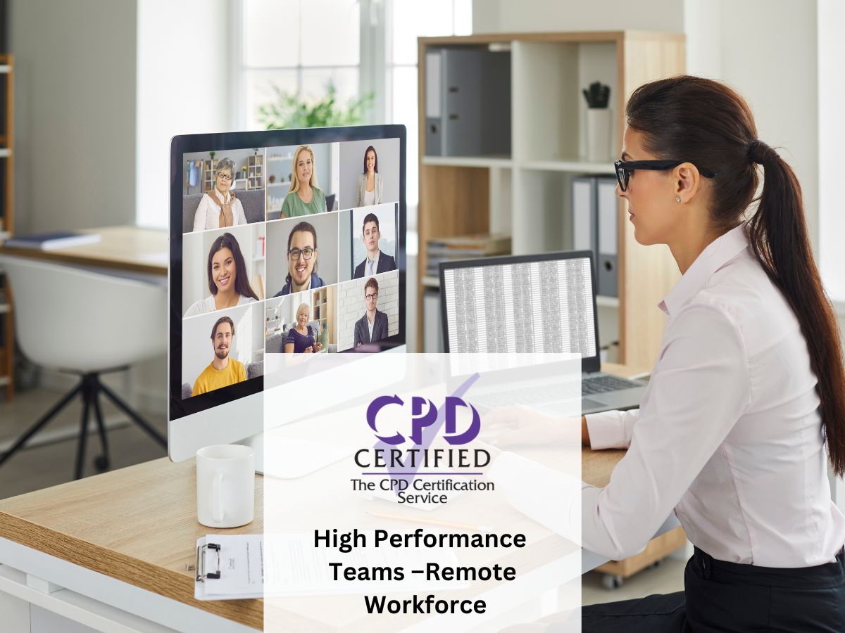 High Performance Teams - Remote Workforce (Classroom Training)