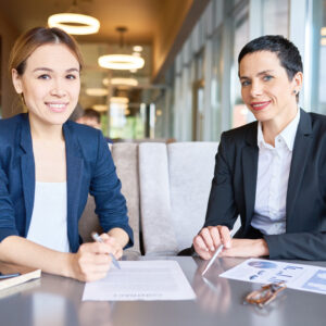 Productive Meeting of Business Partners