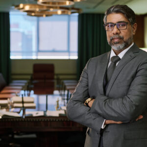 Mature male director of business company