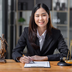 smiling-woman-lawyer-working-at-wooden-desk-2026-01-08-02-39-54-utc